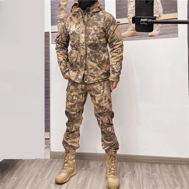 군복 겨울 특전사 위장복 밀리터리룩 세트 해병대 전술복