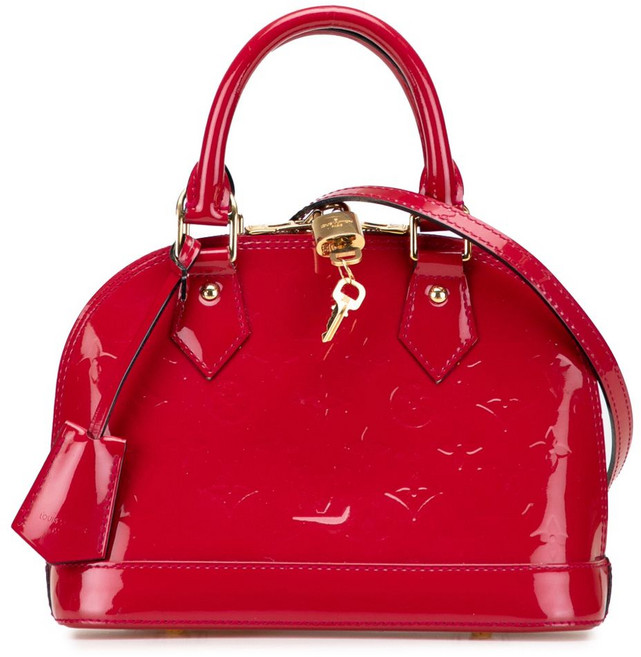 루이 비통 중고 2013 모노그램 베르니 알마 BB 사첼 백