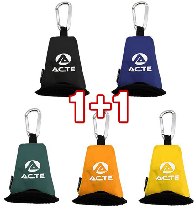 에이스샵_국내제작 1+1 캠팩타올 배낭수건 45X45cm 등산수건 등산타올 땀수건 타올고리, 캠팩타올(블랙1개+그린1개), 1개