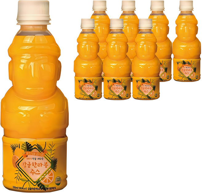 濟州漢拏峰柑橘汁, 330ml, 8個