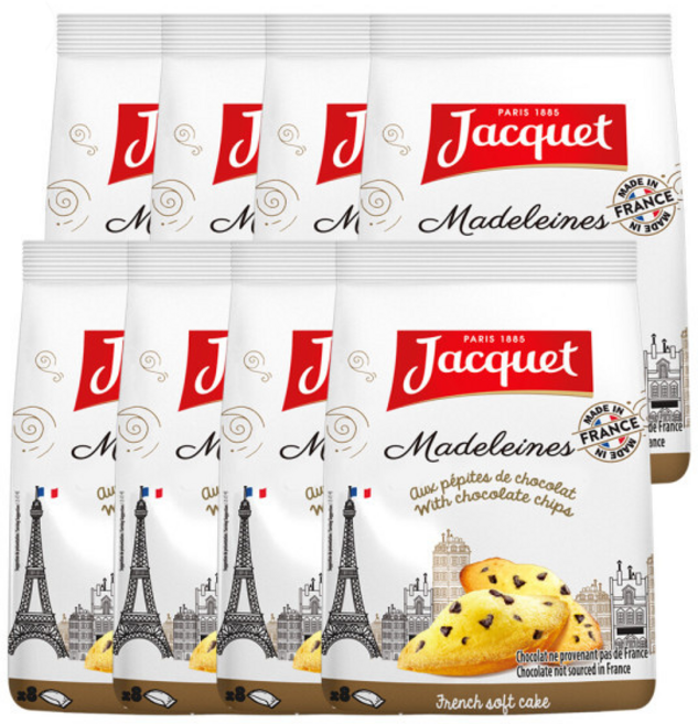 자케 초코 마들렌, 8개, 160g
