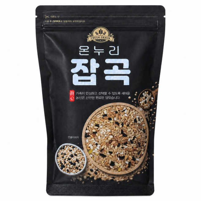 새마을농산 국산100 혼합잡곡15곡 서리태 저속식단 찰현미 건강식당 영양 500g 3봉 국산 100 햇곡, 3개