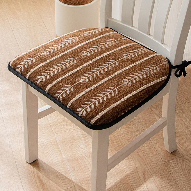 해피유통 프렌치 빈티지 스타일 패브릭 쿠션 사계절용 편안한 의자 방석, 25*35cm, 14