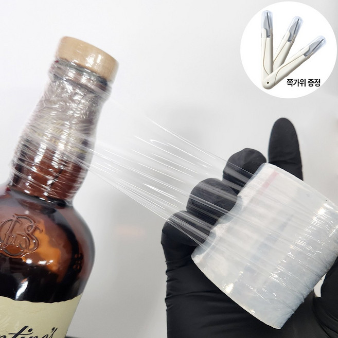 알콜제로 양주 위스키 밀봉 파라필름, 1개, 6cm