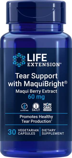 라이프익스텐션 티어 서포트 MaquiBright 마키베리 추출물 60mg 30베지캡슐 3개 아리스토텔리아 칠레니스 델피니딘 마끼베리, 30정 - 쿠팡