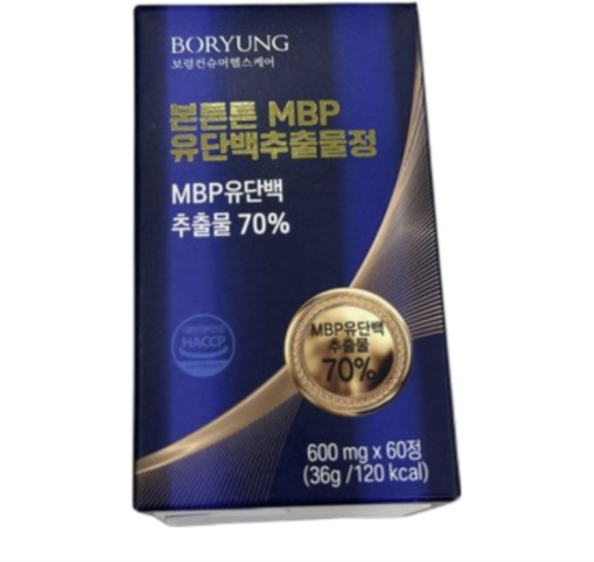 보령 본튼튼 MBP 유단백추출물정, 1개, 60정