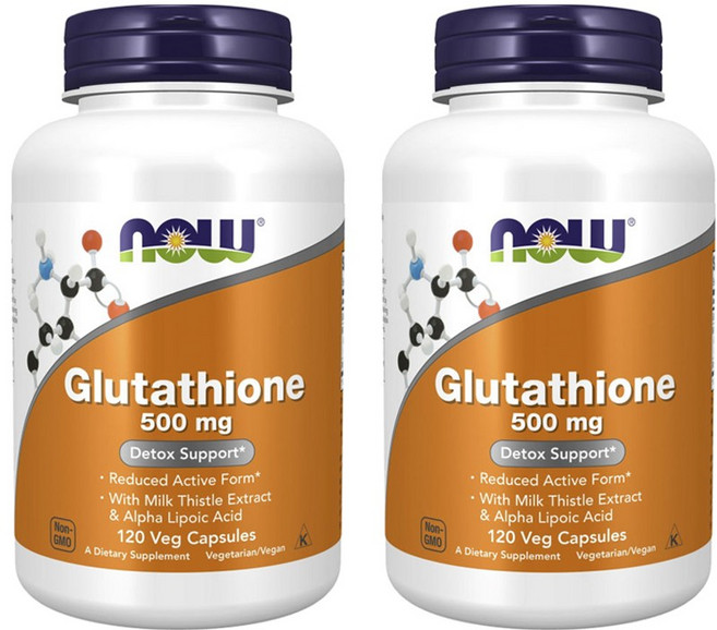 나우푸드 글루타티온 500mg 베지 캡슐, 2개, 120정