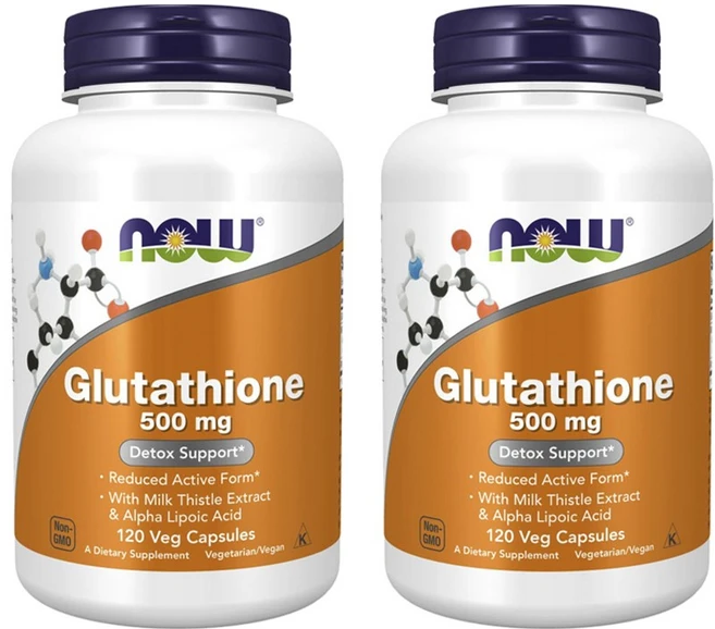 나우푸드 글루타티온 500mg 베지 캡슐, 2개, 120정 - 쿠팡