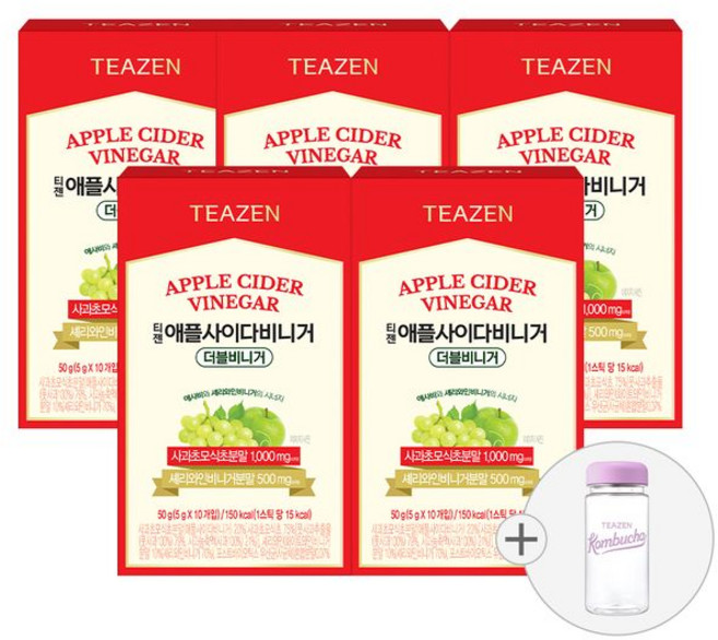 티젠 애플사이다비니거 더블비니거, 50g, 5박스