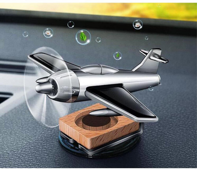 클래식 전투기피규어 접착형 차량방향제 차량용디퓨저, 1개