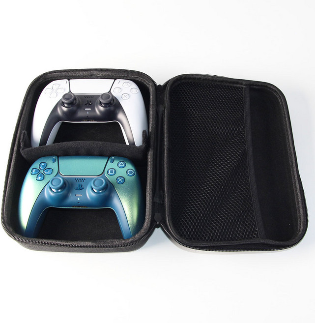 컨트롤러 케이스 호환 듀얼센스 케이스 2개 보관, 블랙, 1개