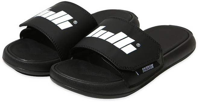 레인보우패키지 모찌 콤비 벨크노 러버 남녀공용 슬리퍼 RB#S005