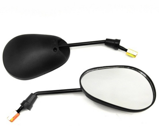 대림 시티에이스110 백미러 타원형 10mm/만능거울 오토바이거울, 1세트