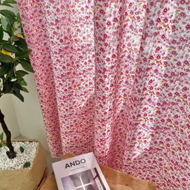 원단싸 면100% 60수 아사 & 20수 꽃무늬천 플라워원단 스위트 가든 2종, 1개