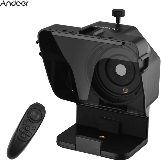 쿠쿠스토어 Andoer 휴대 스마트폰 텔레프롬프터 전화 거치대 리모컨 포함 비디오 라이브 인터뷰