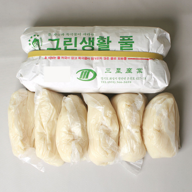 도배부자재와 시공도구모음, 밀가루풀1봉지(900g)