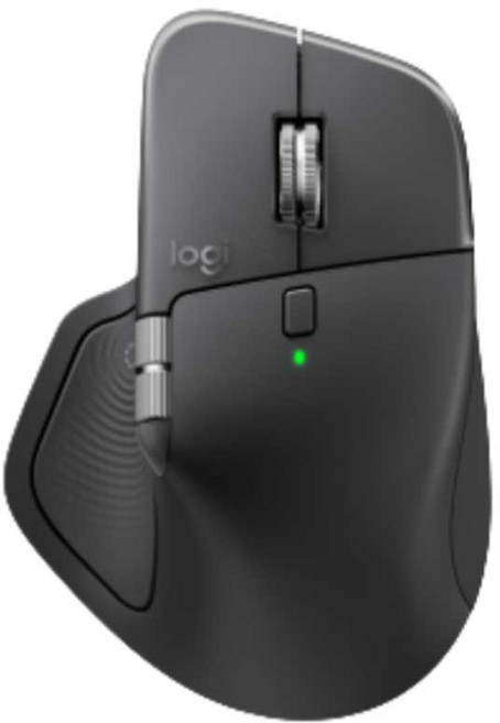 로지텍 MX 마스터 4 포 맥 고성능 무선 마우스, 스페이스 블랙