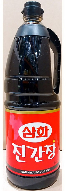 진간장 (삼화식품 1.8L) X8 포장전문/찜닭용/한식프랜차이즈, 8개, 1.8L