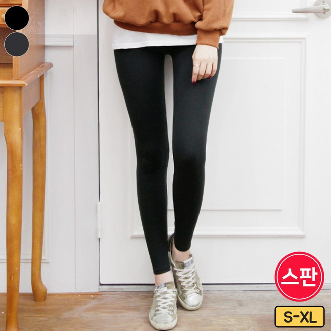 바비팩토리 여성용 1+1 대박 스판 밴드 9부 레깅스 빅사이즈까지 단품 가능