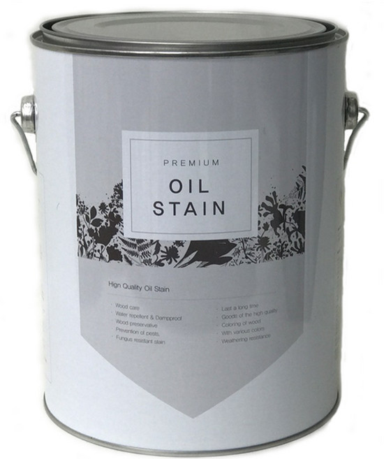 [마이칼라페인트] THE FAMILY 7 프리미엄 오일스테인 4L, 소나무색, 1개