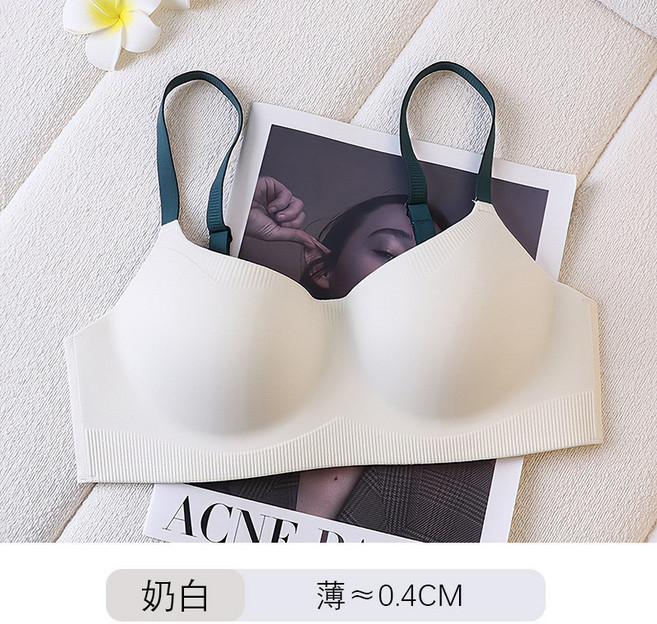 無痕內衣女 小胸聚攏 無鋼圈 薄款胸罩