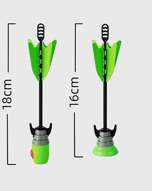 弓箭玩具 哨音弓箭 軟彈弓箭 打我鴨 兒童玩具槍, 1個, 軟彈弓箭*2(綠色)(不單出)