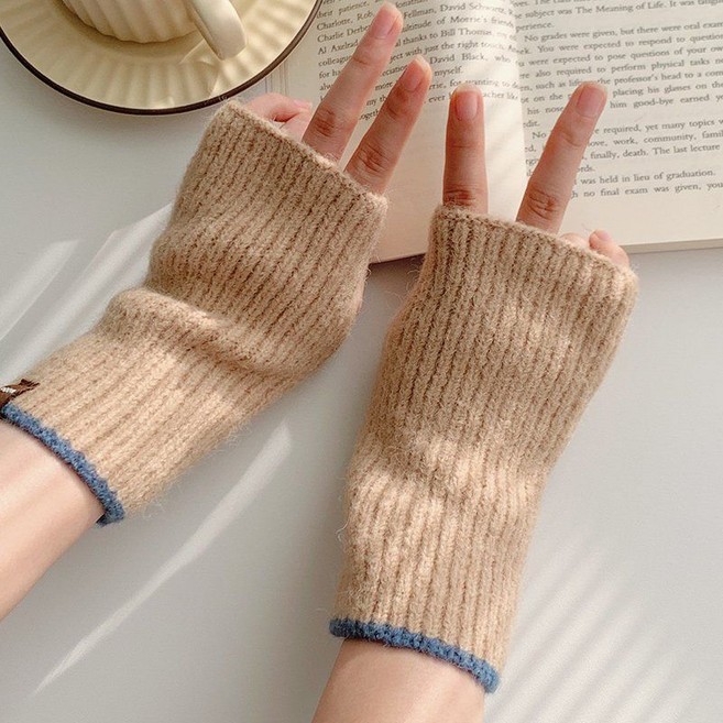 비커밍 따뜻한 니트 핸드워머 손목토시