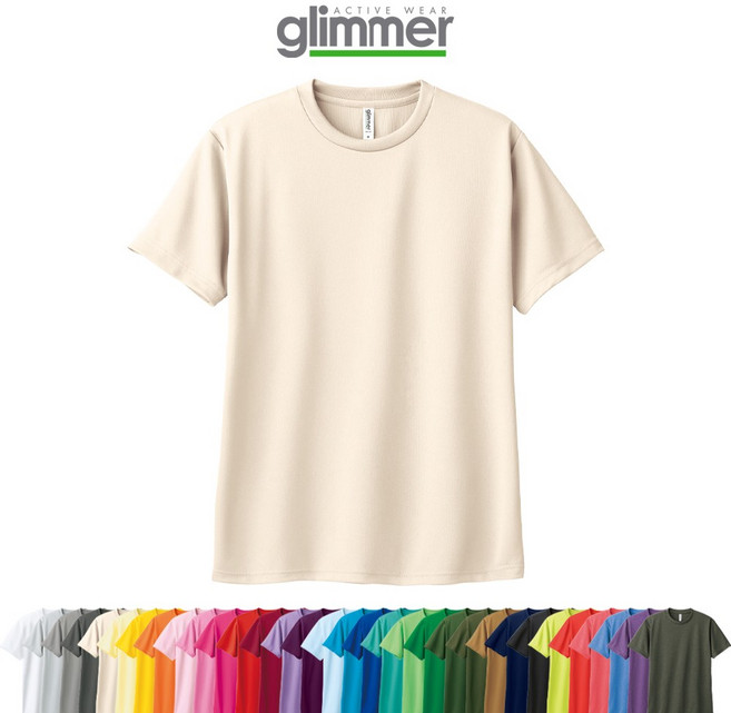 글리머 반팔 드라이 라운드 티셔츠 300-ACT