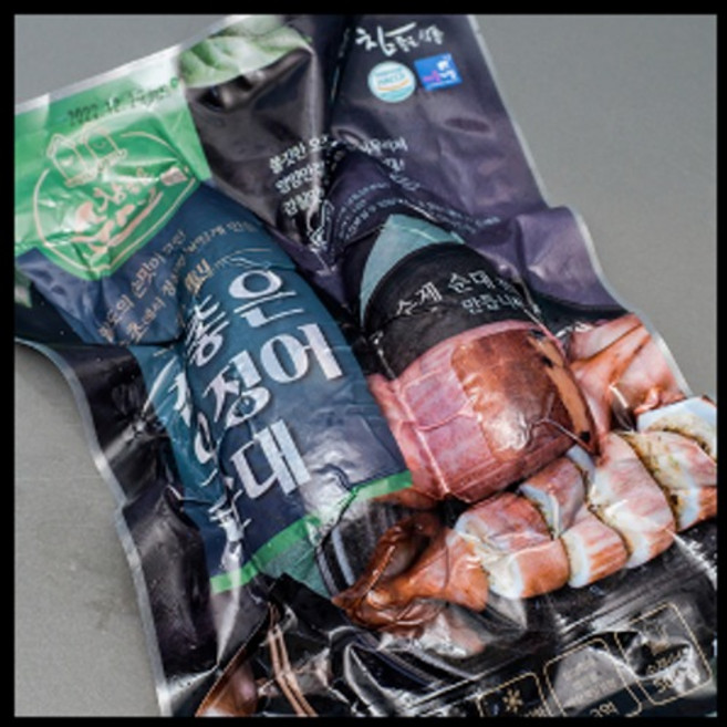 강원도 속초 중앙시장 오징어순대 진공 슬라이스 500g, 1개