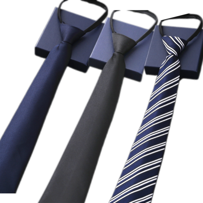 리파인드 자동넥타이 3종세트 정장 지퍼 면접 학생 20대 30대 결혼식 장례식 넥타이 웨딩 블랙 검정 네이비