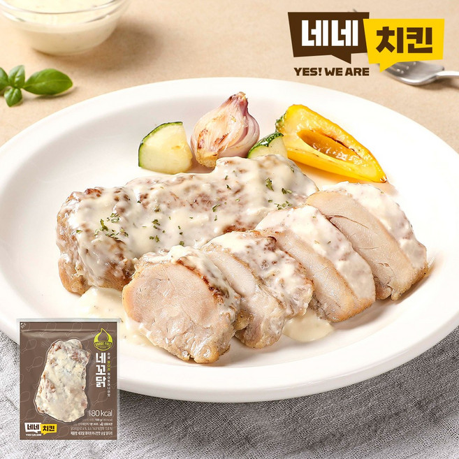 네네치킨 네꼬닭 순살 닭다리 화이트어니언맛, 100g, 32개