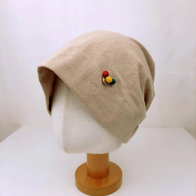 캔디 면 밴딩 두건 중년여성 비니 항암 머리 헤어 식당 주방