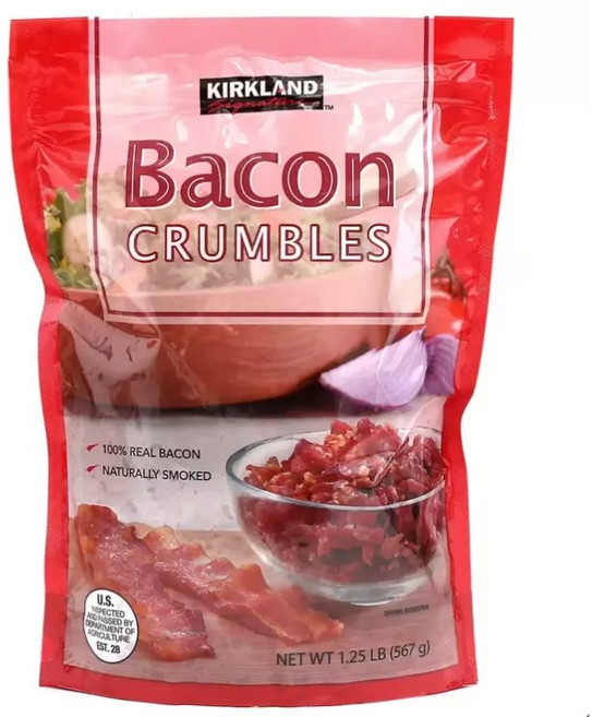 캠핑&다이어트의 단짠고단백 필수템 크럼블스 베이컨 조리용 대용량 고소한 567g ss2857193, 1개