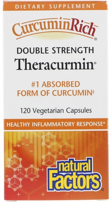 네추럴팩터스 커큐민 리치 더블 스트렝스 테라쿠민 베지테리안 캡슐 120정 1개, 3개 - 쿠팡