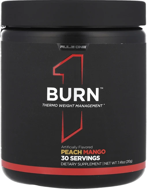 절실히 몸관리가필요한시기 Rule One Proteins Burn™ 체온 관리 기능 피치 망고 맛 210g(7.41oz) 프리미엄할인상품입니다, RuleOneProteinsBurn체온관리기능피치망고맛, 210g, 1개 - 쿠팡