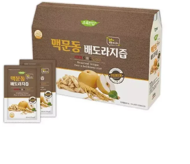 우리농 맥문동 배도라지즙 x 21포, 80ml, 1개