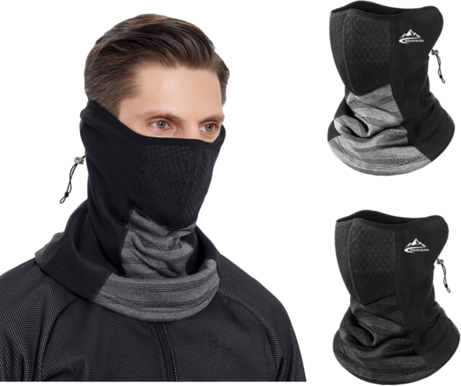 초이스 미 겨울 스포츠 방한 목토시 미세먼지 방지 넥워머 보온 마스크 1+1