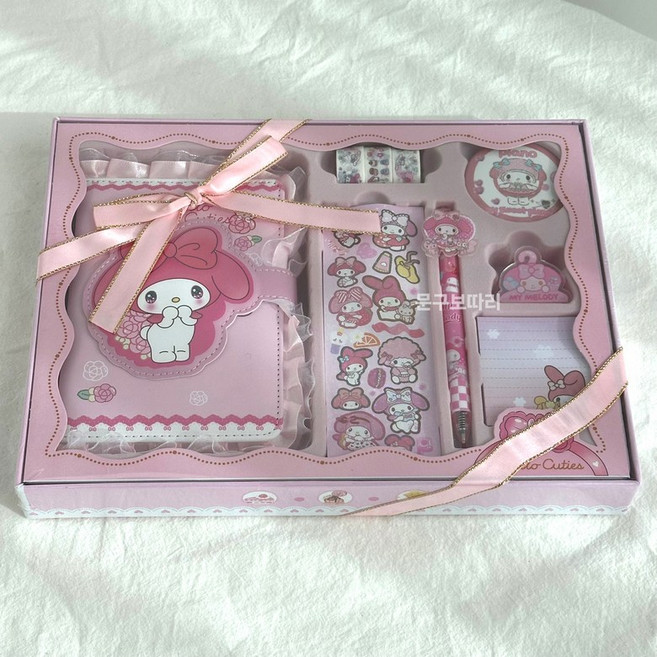 문구보따리 산리오 다이어리 꾸미기 생일선물 시나모롤 마이멜로디 쿠로미, 샤랄라_마이멜로디.