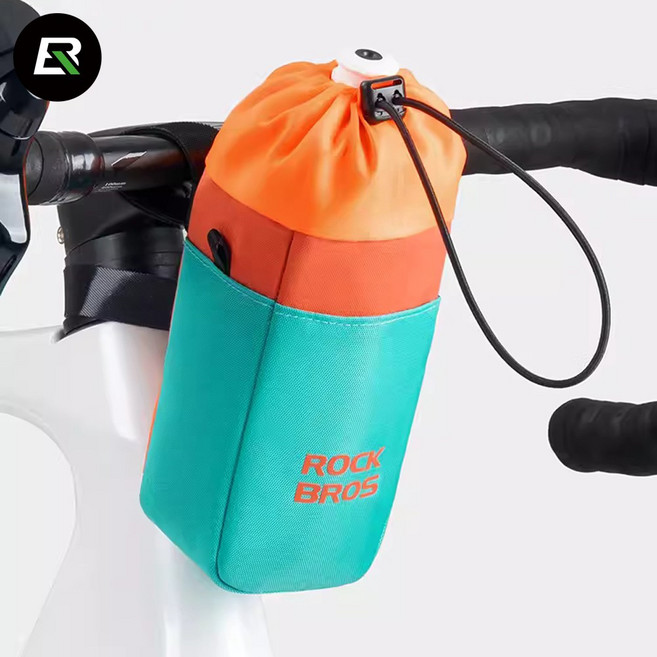 락브로스 스템백 물통 케이지 핸들바 가방 물병 거치대 파우치 보냉 보온, P004 3011006601, 1개