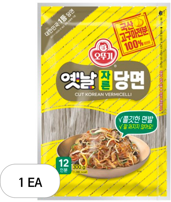 오뚜기 옛날 자른 당면, 300g, 1개