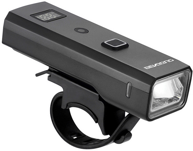 자동 빛감지 스마트센서 자전거 라이트, 1개, 블랙