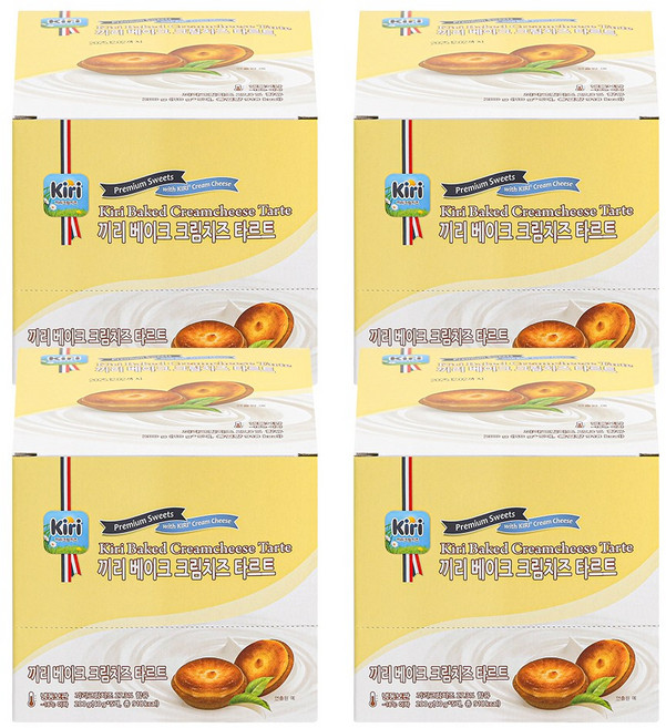끼리 크림치즈 타르트 베이크 5개입 4box, 4개, 200g