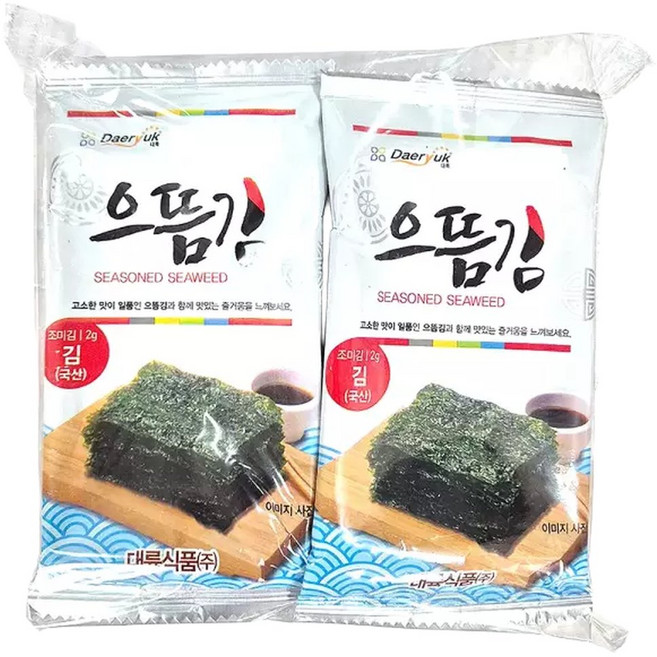 으뜸김 240봉 도시락김 미니김 조미김, 240개
