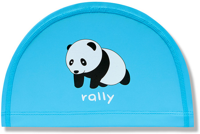 랠리 팬더 아동 우레탄코팅 수모 PRKC918, 1개, PRKC918 SBL