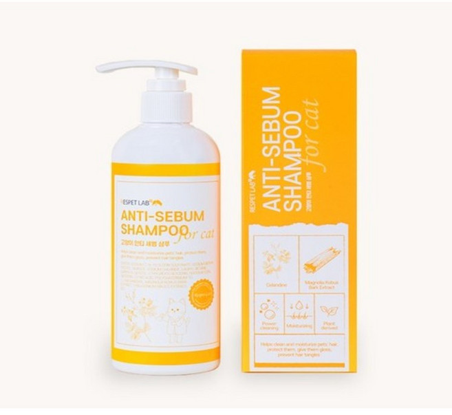 리스펫랩 고양이 안티 세범 샴푸, 1개, 300ml