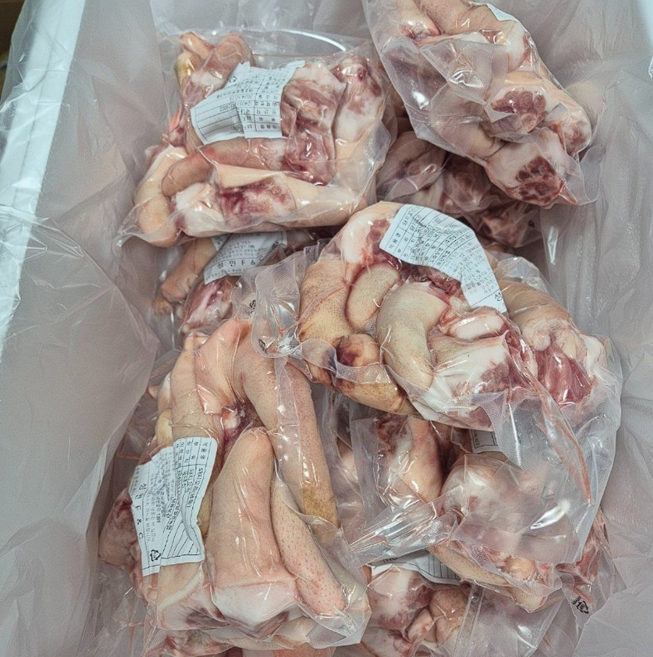 (한마음 미트) 국내산 한돈 돼지 알꼬리 (냉동), 1개, 10kg