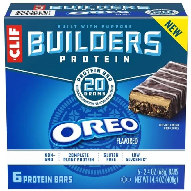 클리프바 Clif Builders 오레오 맛 단백질 바 68g2.4온스 155464, 클리프바 Clif Builders, 오레오 맛 단백질, 68g - 쿠팡