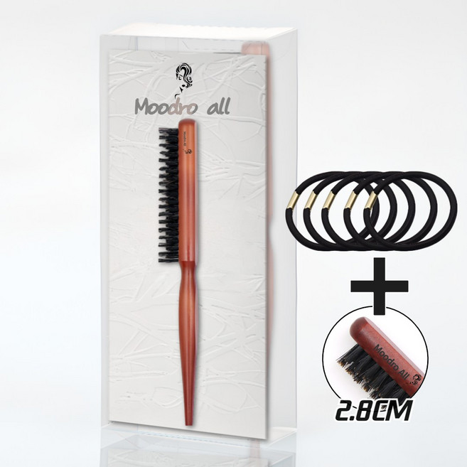 MoodroAll 돈모 백콤 업스타일 브러쉬, 1개, MA01-V 기본형