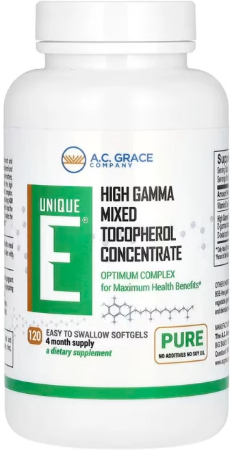 AC Grace Company Unique E 토코페롤 120정, 1개 - 쿠팡