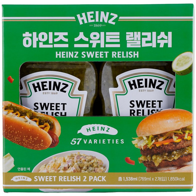 트레이더스 크래프트하인즈 하인즈 스위트랠리쉬 736ml X 2입, 2개